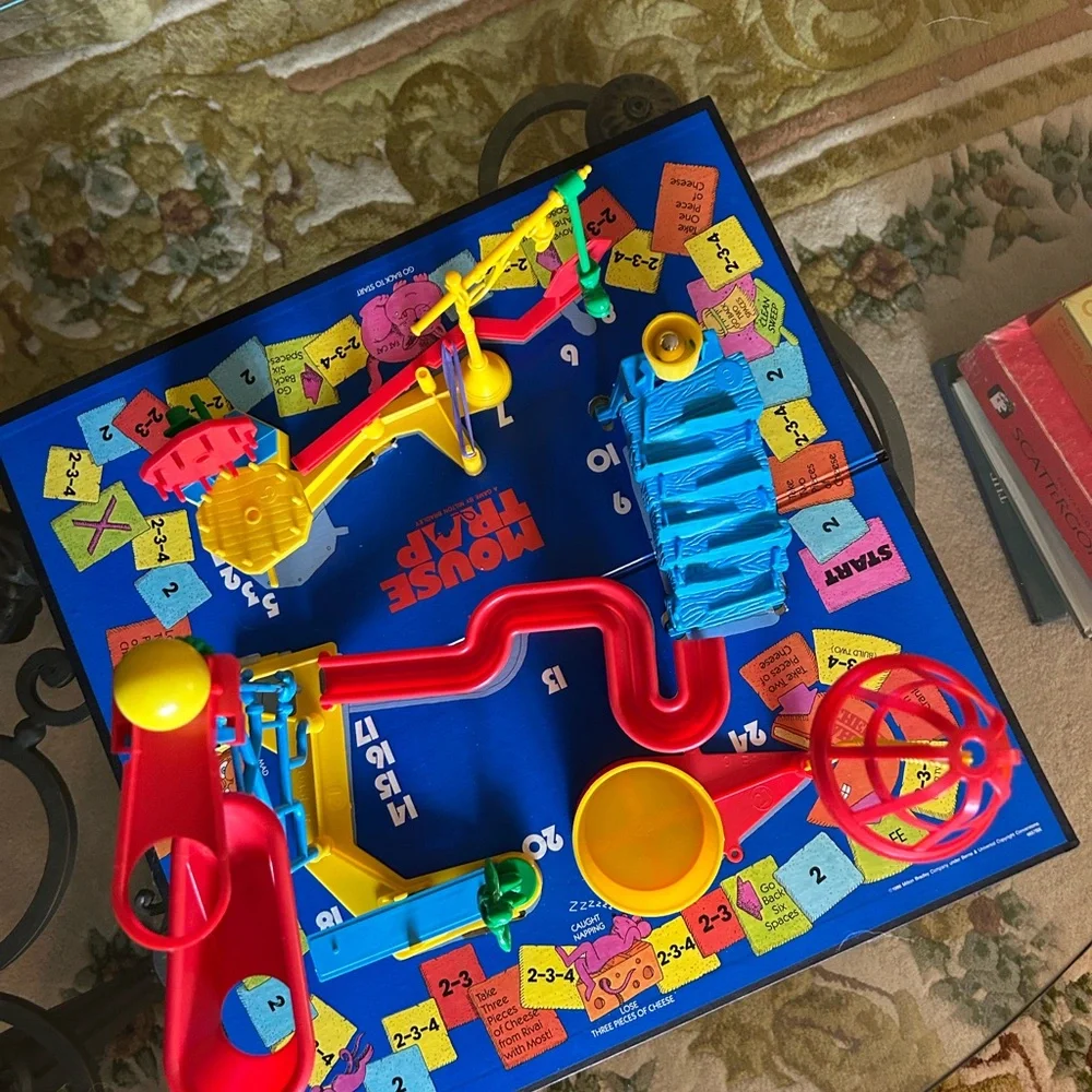 Mousetrap Board Game Vintage 1986 Milton Bradley‎